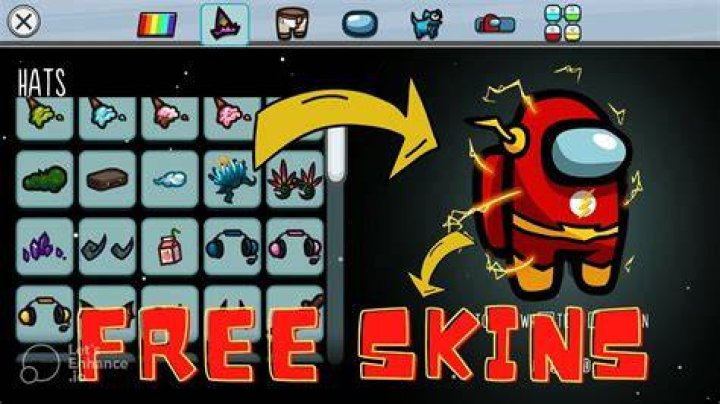 Are among us skins free?
