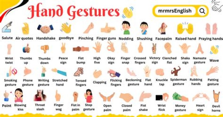 Are gestures considered language?