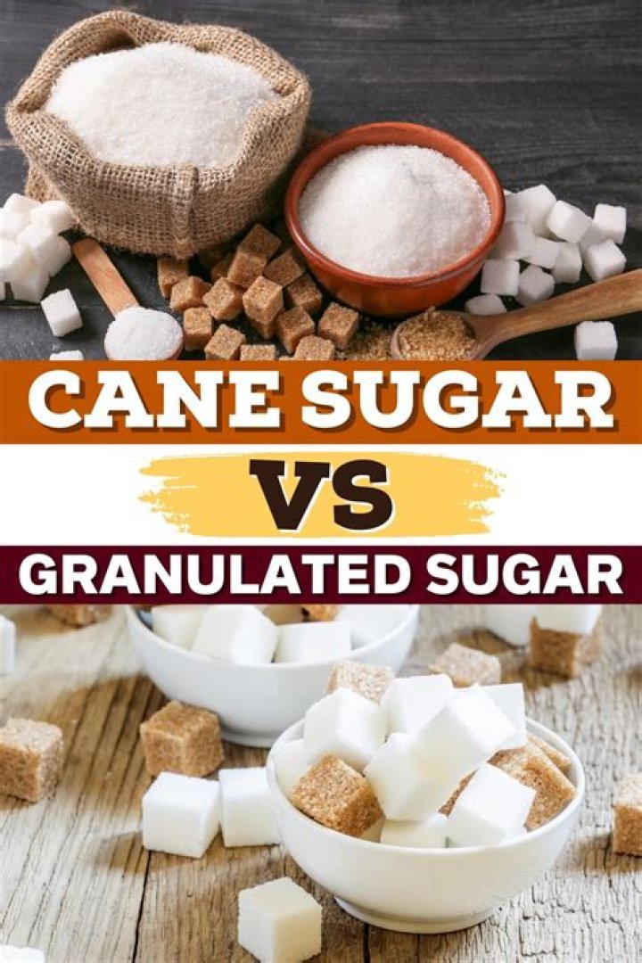Are granulated and cane sugar the same?