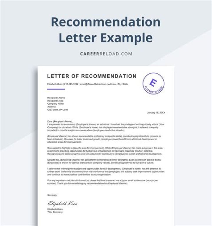 Are letter of recommendation good?