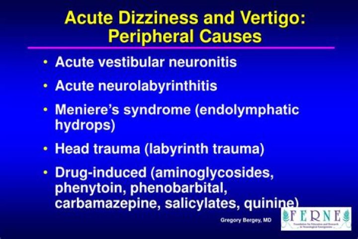 Can endolymphatic hydrops cause dizziness?