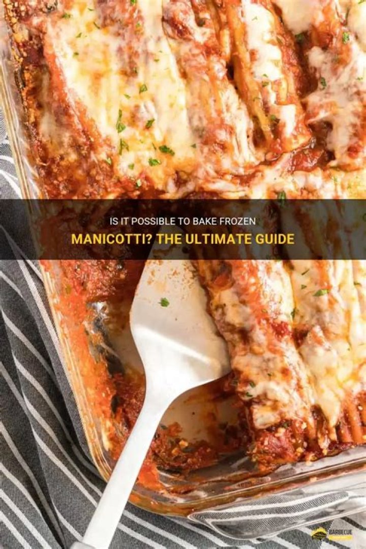 Can manicotti crepes be frozen?