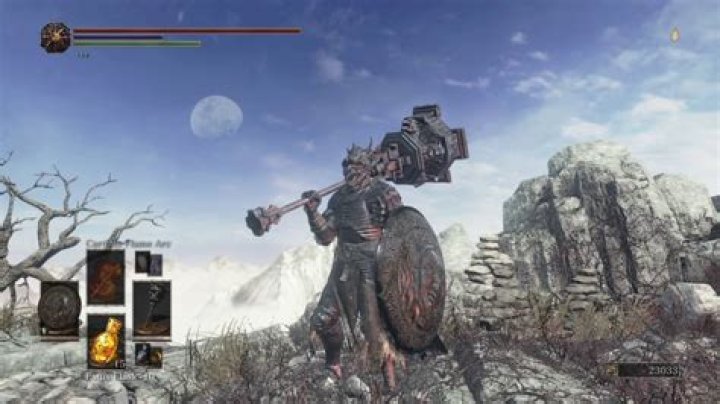 Can morne's great hammer be buffed?