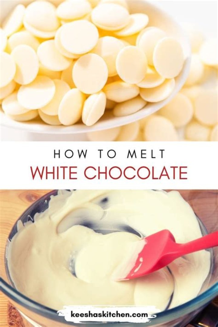 Can you melt white chocolate morsels?