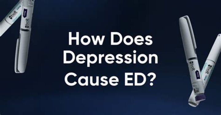 Could depression cause ed?