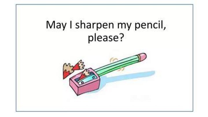Could you sharpen my pencil?