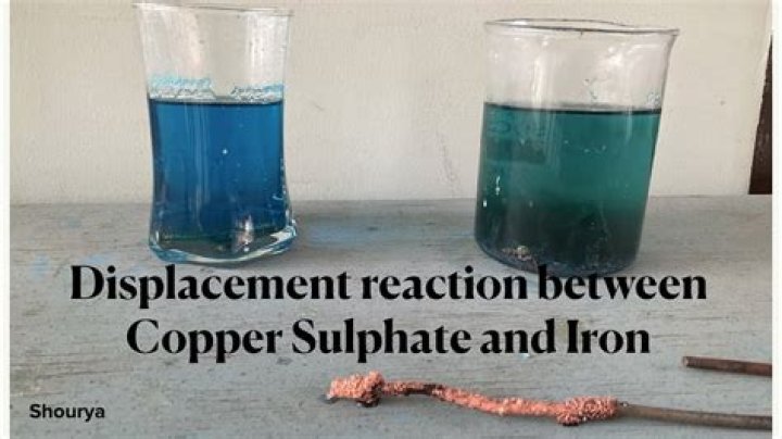 Did iron displace copper sulphate?