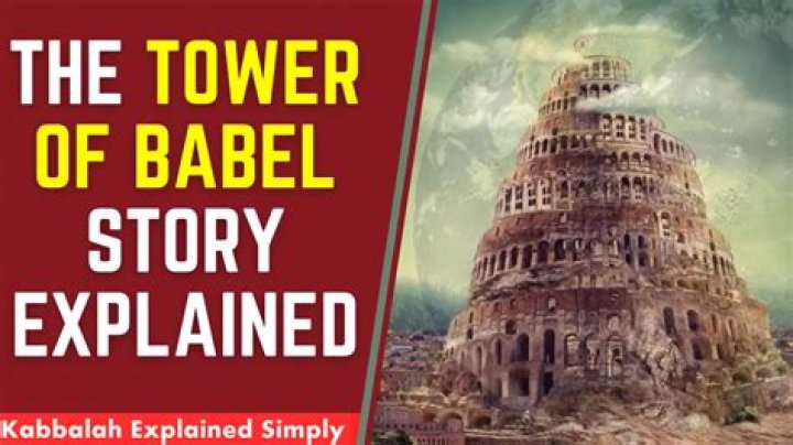 Did the babylonians build the tower of babel?