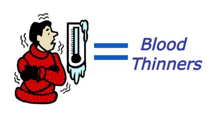 Do blood thinners make you cold?