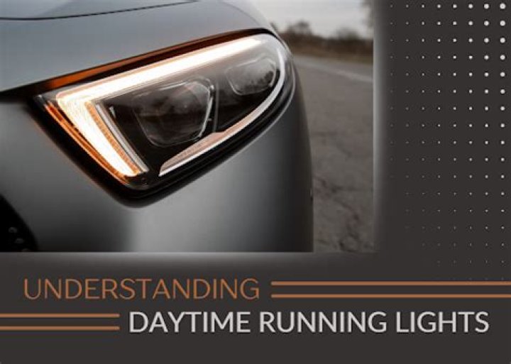 Do daytime running lights count as headlights?