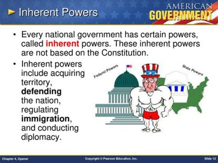 Do states have inherent powers?