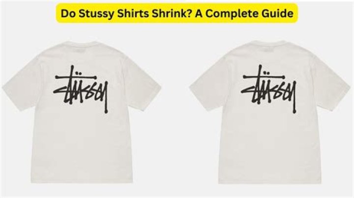 Do stussy shirts shrink?