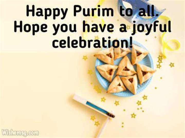 Do you say happy purim?