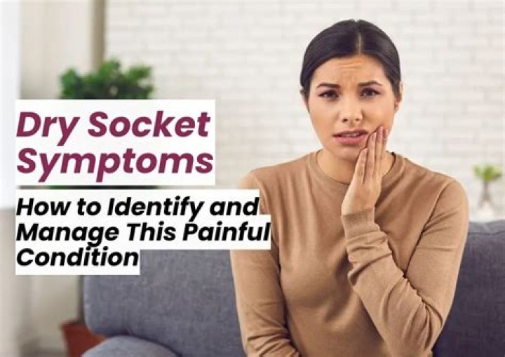 Does bad taste in mouth mean dry socket?