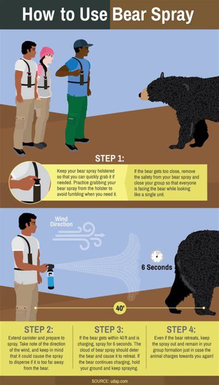 Does bear spray wear off?