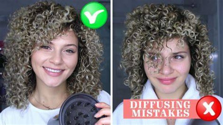 Does diffusing curly hair damage it?