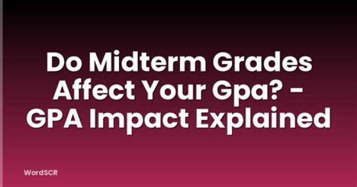Does midterm affect grade?