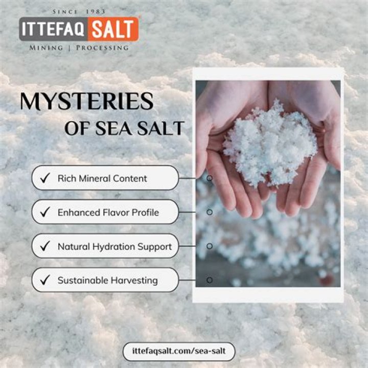 Does sea salt have sand?