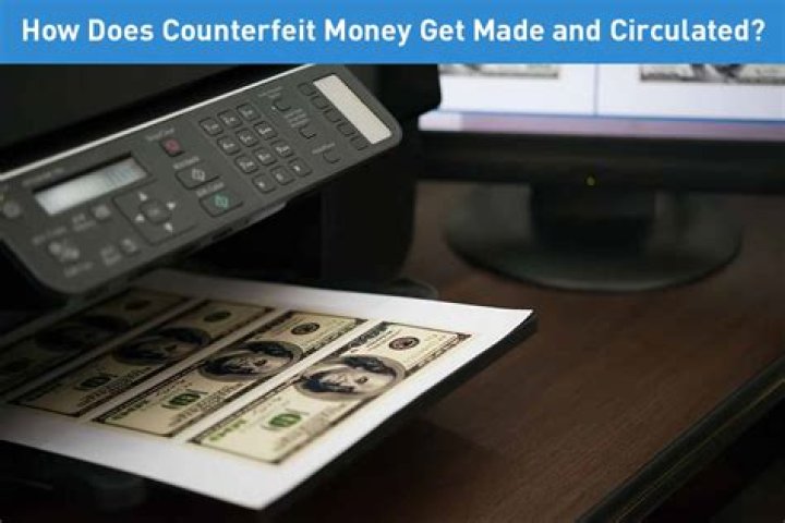How does counterfeit money work?