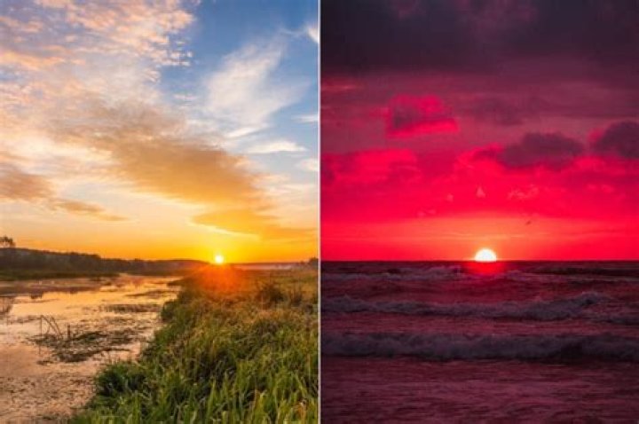 How sunset and sunrise?