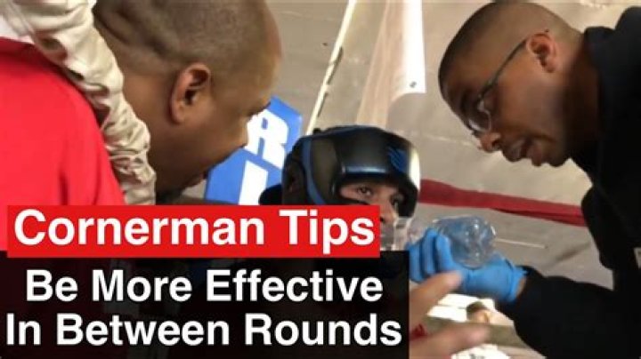 How to be a good cornerman?