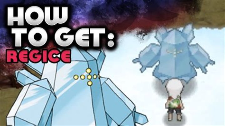 How to catch regice?