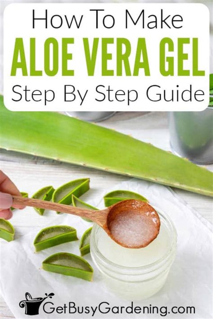 How to make aloe vera glycerite?