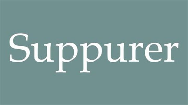 How to spell suppurate?