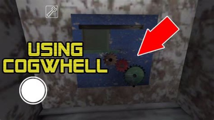 How to use the cogwheel on granny?