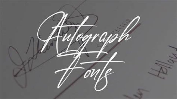 In autograph what to write?