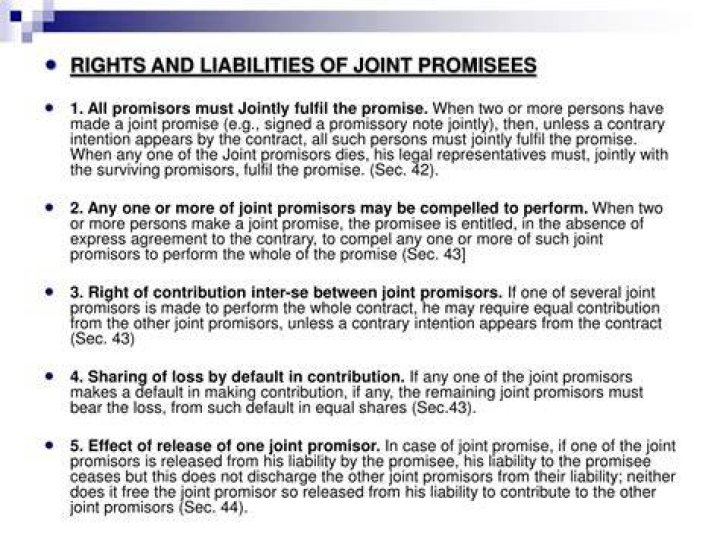 In case of default by joint promisors the promisee?