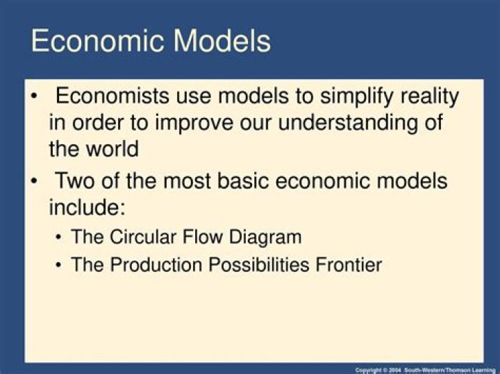 In constructing models economists?