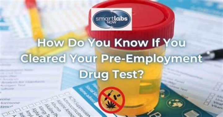 Is a pre employment physical a drug test?