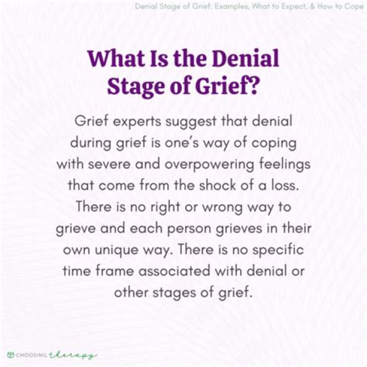 Is denial a stage of grief?