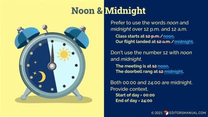 Is midnight am or pm?