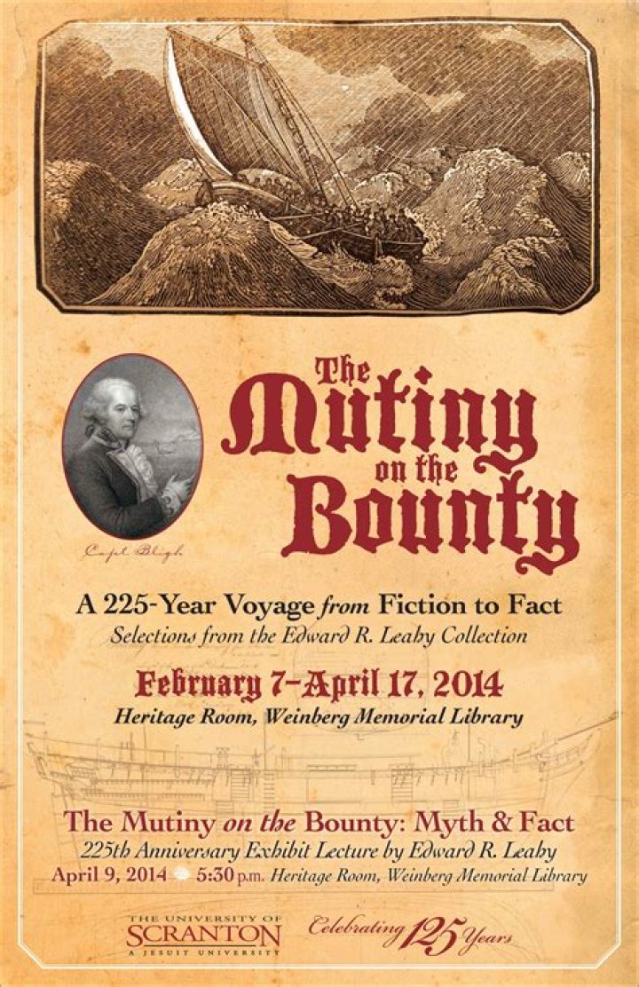 Is mutiny on the bounty fiction?