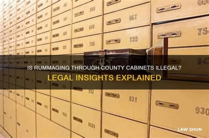 Is rummaging through bins illegal?