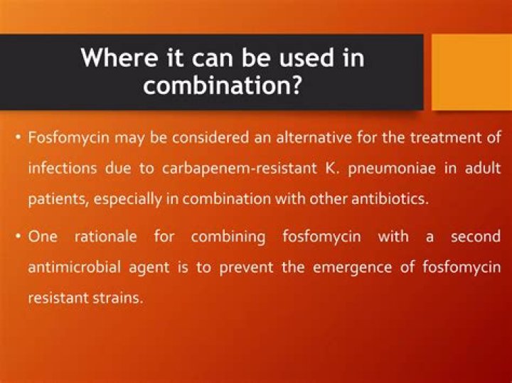 Should fosfomycin be taken with food?