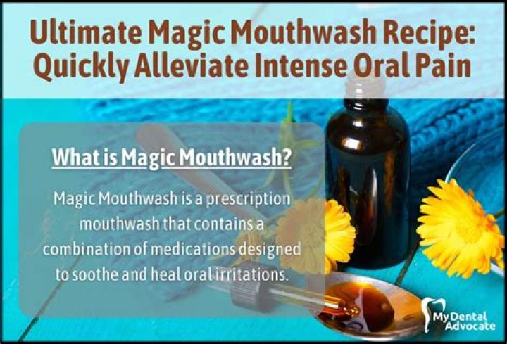Should i rinse my mouth after using magic mouthwash?