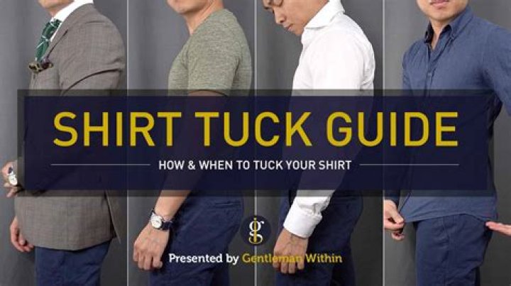 Should short sleeve shirts be tucked in?