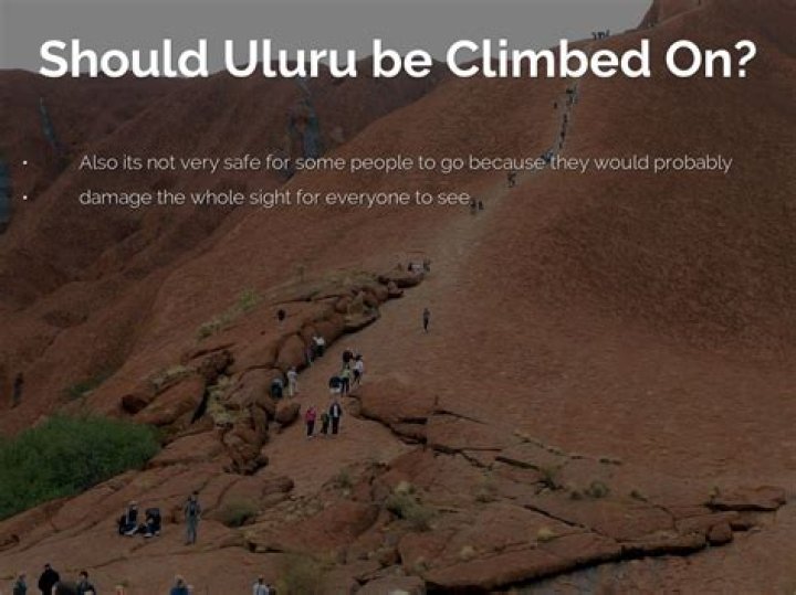 Should uluru be climbed?