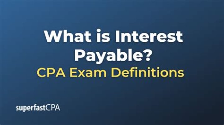 Was is interest payable?
