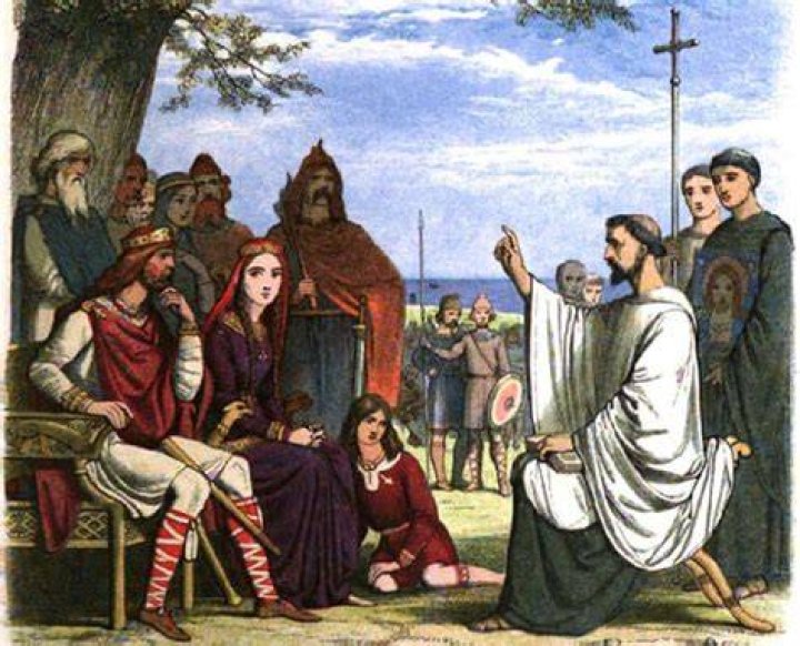 Were anglo saxons christian?