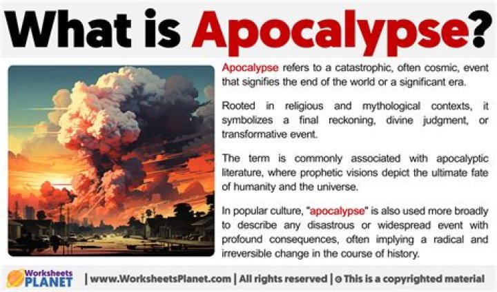 What does apocalyptic mean?