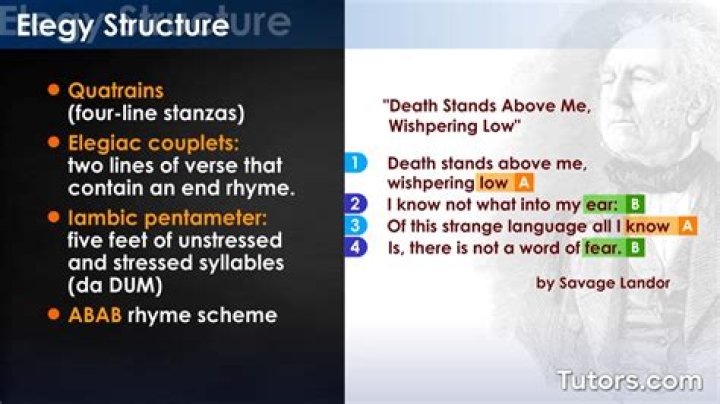 What does elegies mean?