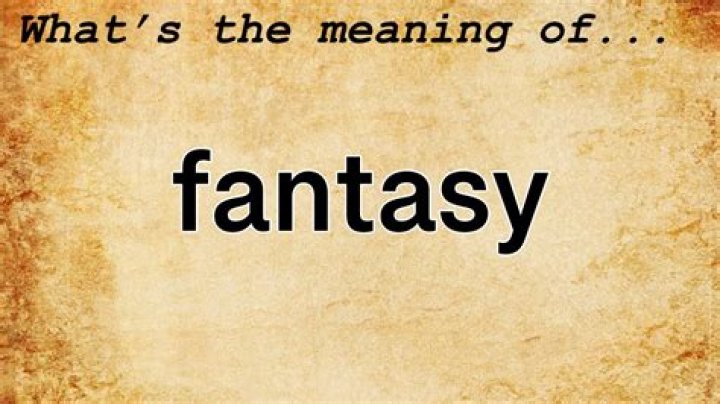 What does fantasise mean in french?