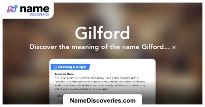 What does gilford name mean?