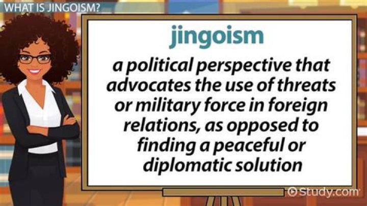What does jingoistic synonym?