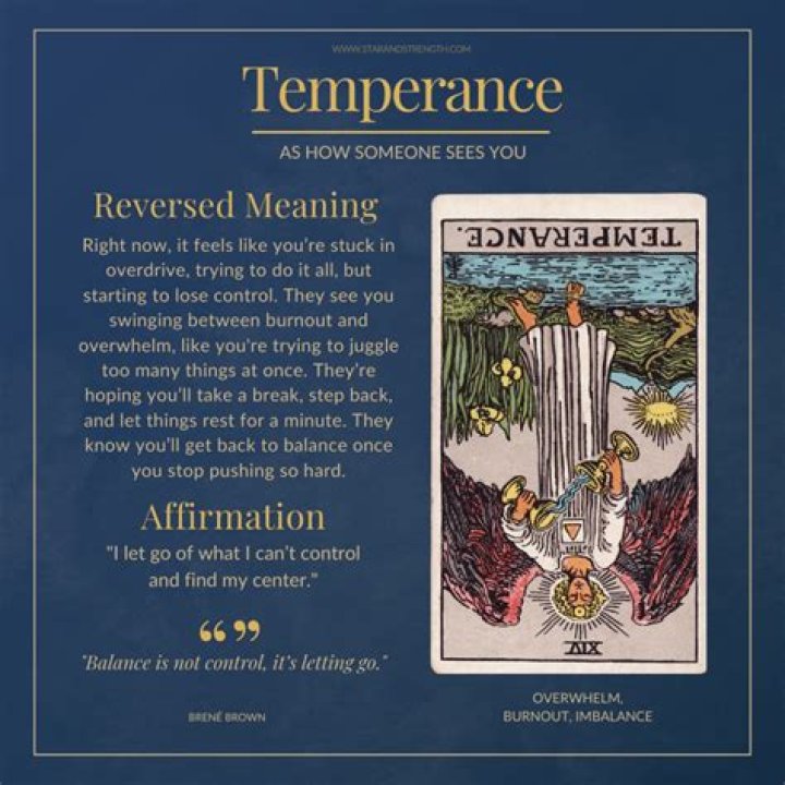 What does temperance mean?