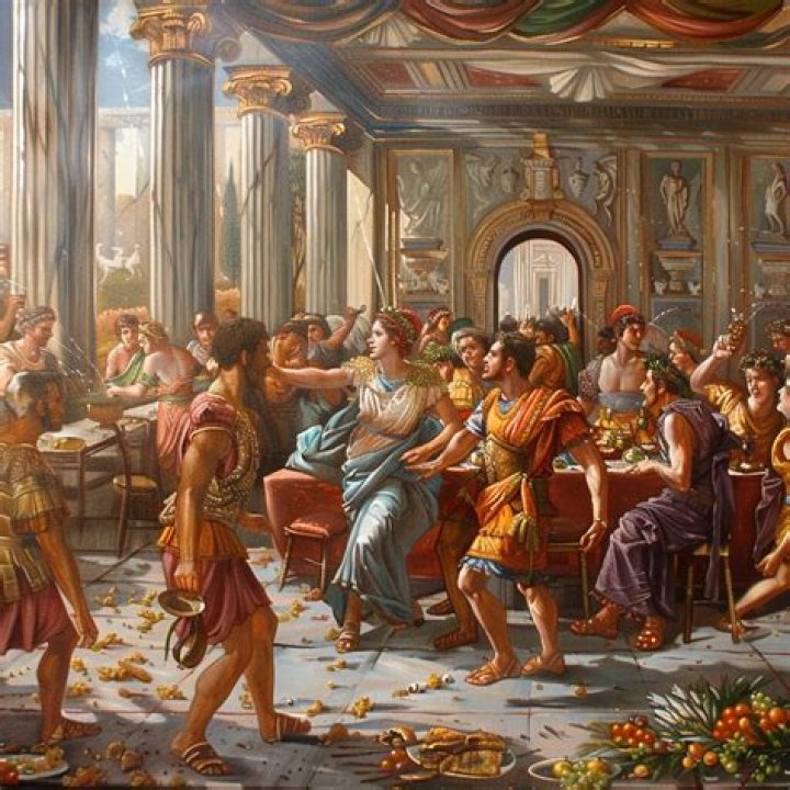 What does the term bacchanalia mean?